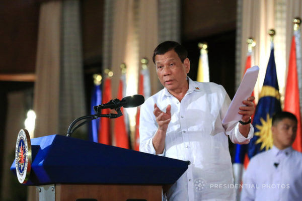 President Rodrigo Roa Duterte, in his speech during the ASEAN Law Association (ALA) Governing Council Commemorative Session and Concert Program at the Malacañan Palace on October 25, 2017, tackles the enormity of the illegal drug problem on the country and how he intends to address the issue. Malacañan Photo