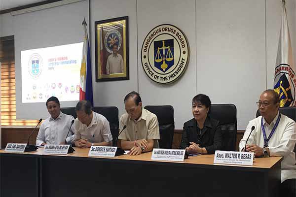 In this photo, the Dangerous Drugs Board said that it will launch its "Love Life. Fight Drugs" campaign that "aims to change the prevailing law enforcement focused narrative of the anti-drug campaign." A day later, DDB Chief Dionisio Santiago said that the government's massive drug-rehabilitation facillity project is a "mistake" and "impractical." The STAR/Janvic Mateo