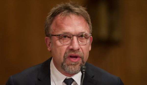 Backpage.com CEO Carl Ferrer appears before a senate committee. Photo: AP