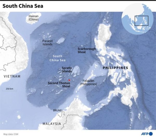 Chinese sailors wield knives, axe in disputed sea clash with Philippines